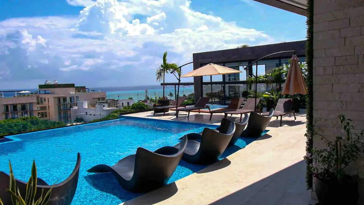 Stayon5A.Av.Penthouse With Privatepool Freeparking Playa del Carmen Exterior foto